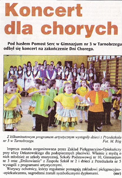 Koncert dla chorych Tygodnik Nadwislanski 2008-04-17.jpg